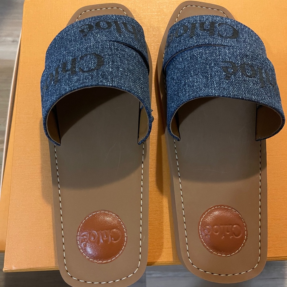 Chloe denim sandal